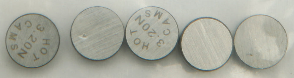 Valve Shims 7.48x3.20mm 5/Pk