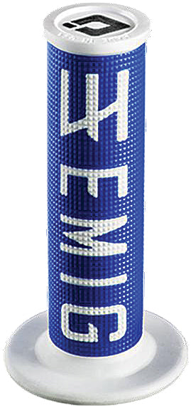 Emig V2 Lock On Grips 4 Stroke (Blue/White)