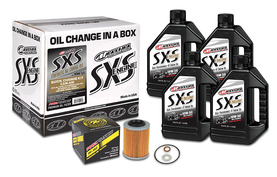 Sxs Quick Change Kit 10w50 With Oil Filter Can Am