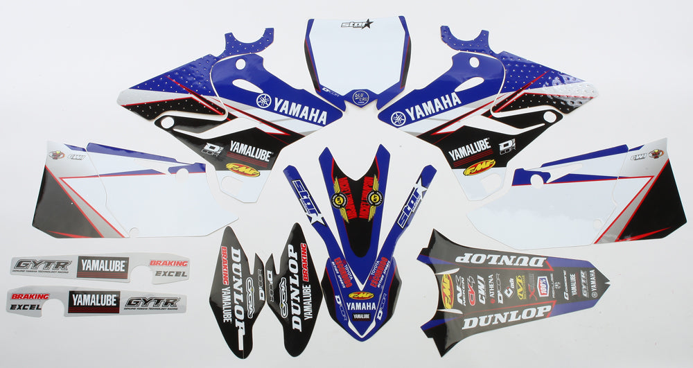 16 Star Yam Complete Graphic Kit White