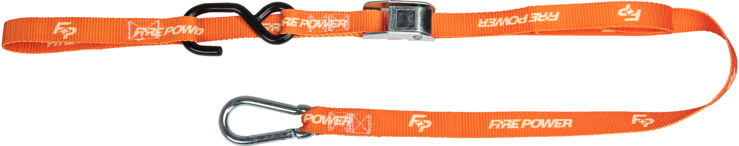 1" Tie Down Soft Tie Orange 2/Pk