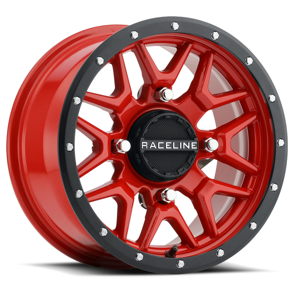 Krank Wheel 14x7 4/156 5+2 (+10mm) Blk/Red