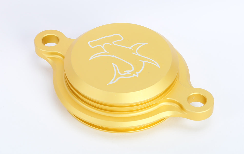 Oil Filter Cover Yz250/450f 10 15 Gold