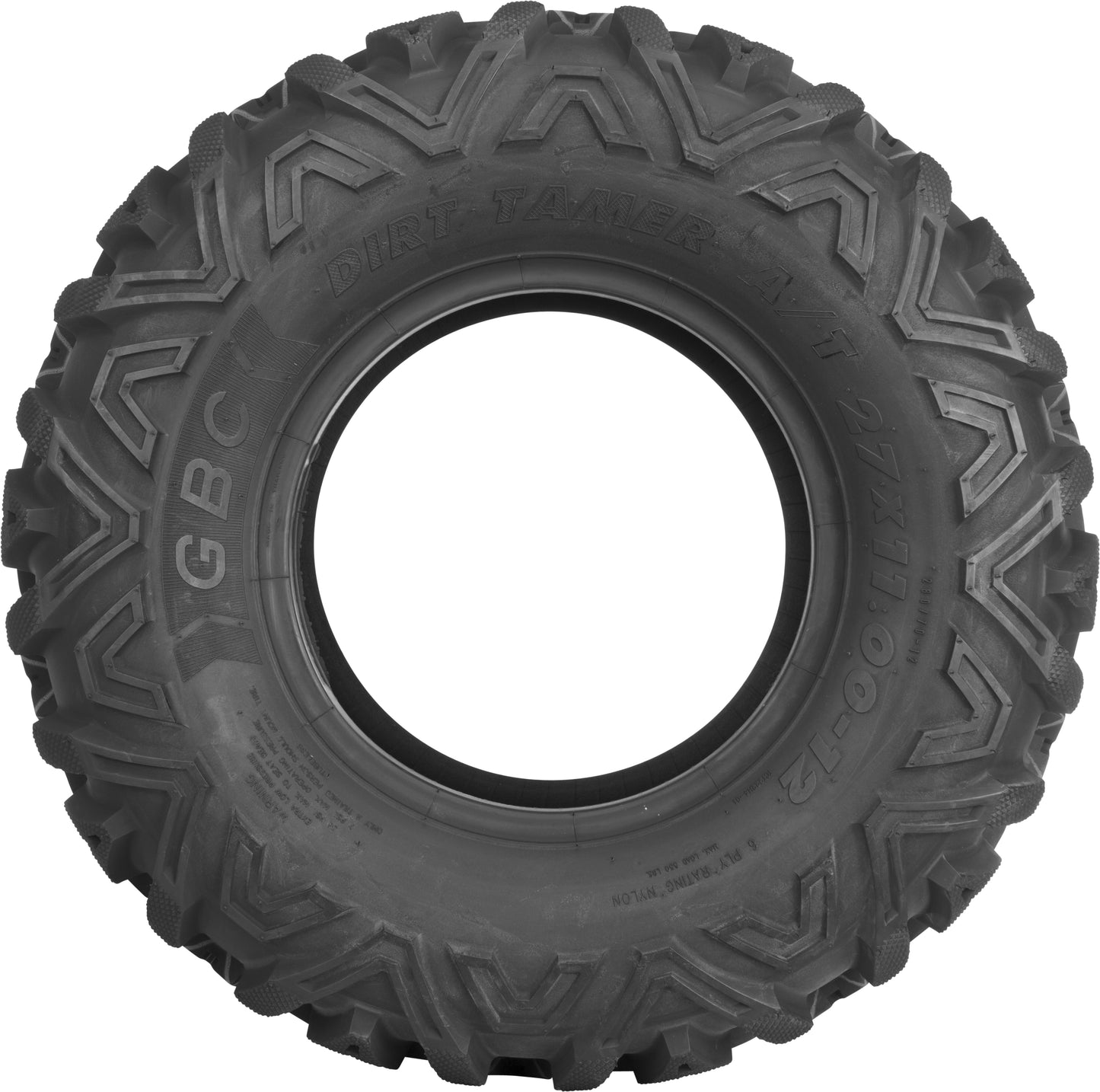 Tire Dirt Tamer A/T Rear 27x11 12 Bias Lr 550lbs