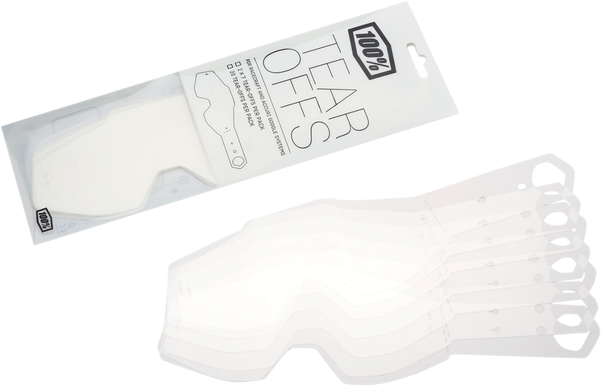 100% Tear-Offs - Laminated