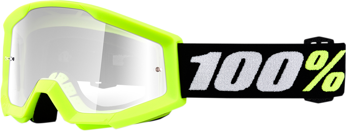 100 strata mini goggles 100% Strata Mini Goggles - Yellow
