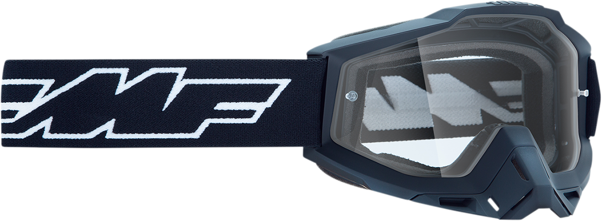 FMF PowerBomb Goggles - Rocket - Black - Clear F-50036-00001