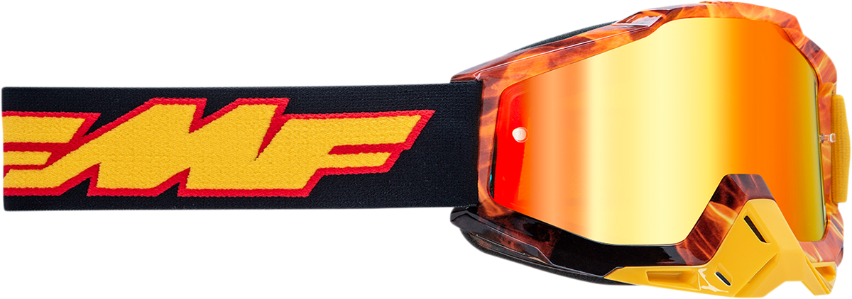 FMF Youth PowerBomb Goggles - Spark - Red Mirror F-50048-00004