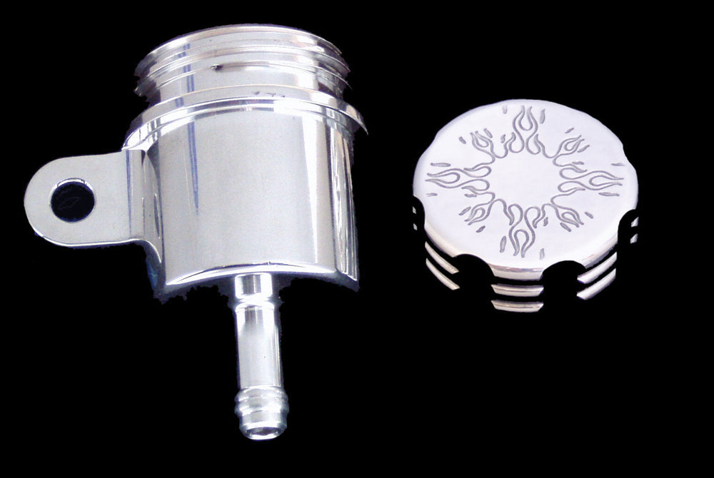Rear Brake Reservoir W/Cap (Scalloped Plain)