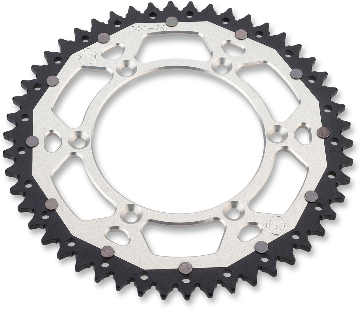 MOOSE OFFROAD Dual Sprocket - Silver - 50 Tooth 1210-897-50-11X