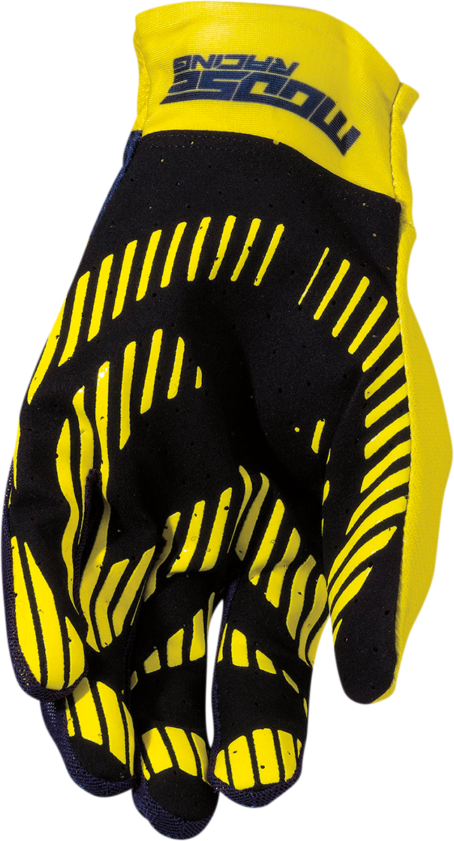 MOOSE OFFROAD MX2* Gloves - Navy/Hi-Vis - Large 3330-7036