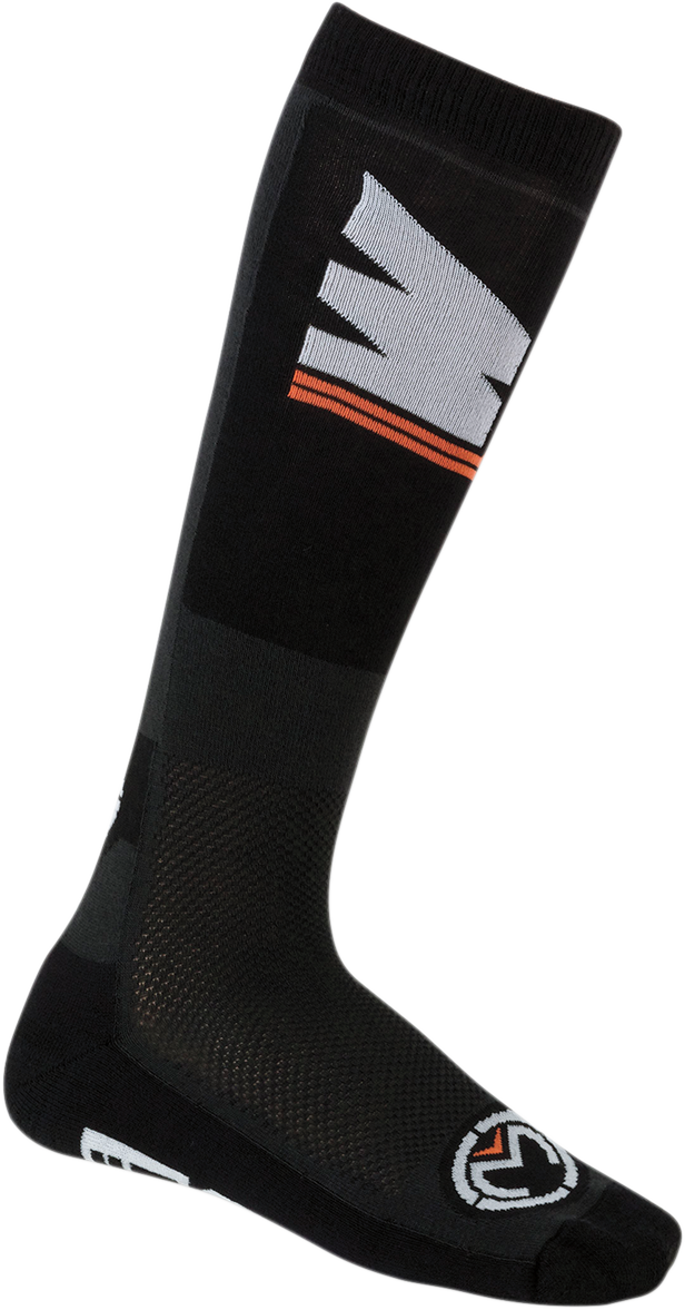 MOOSE RACING M1* Youth Socks - Black/Orange 3431-0477