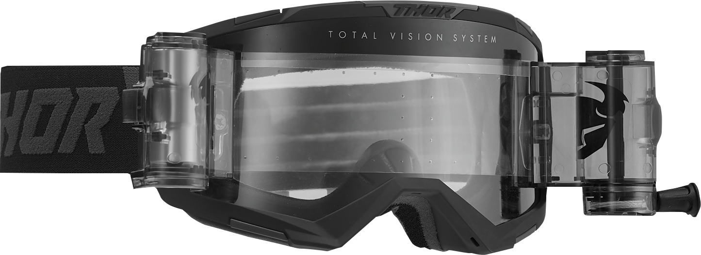 THOR Regiment Storm Roll-Off Goggle - Storm Black - Clear 2601-2970