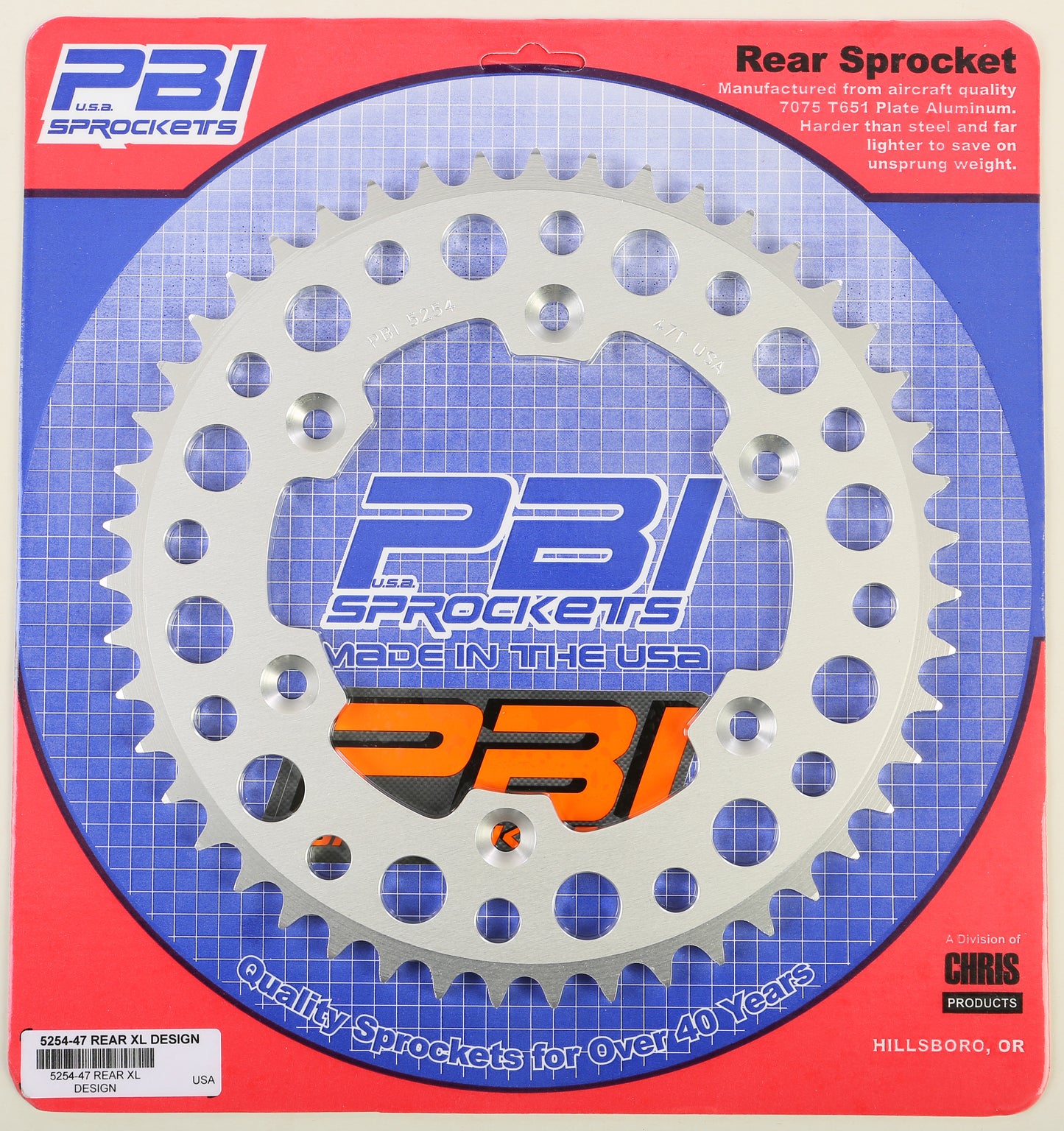 Rear Sprocket Aluminum 47t 520 Hus/Husq/Ktm
