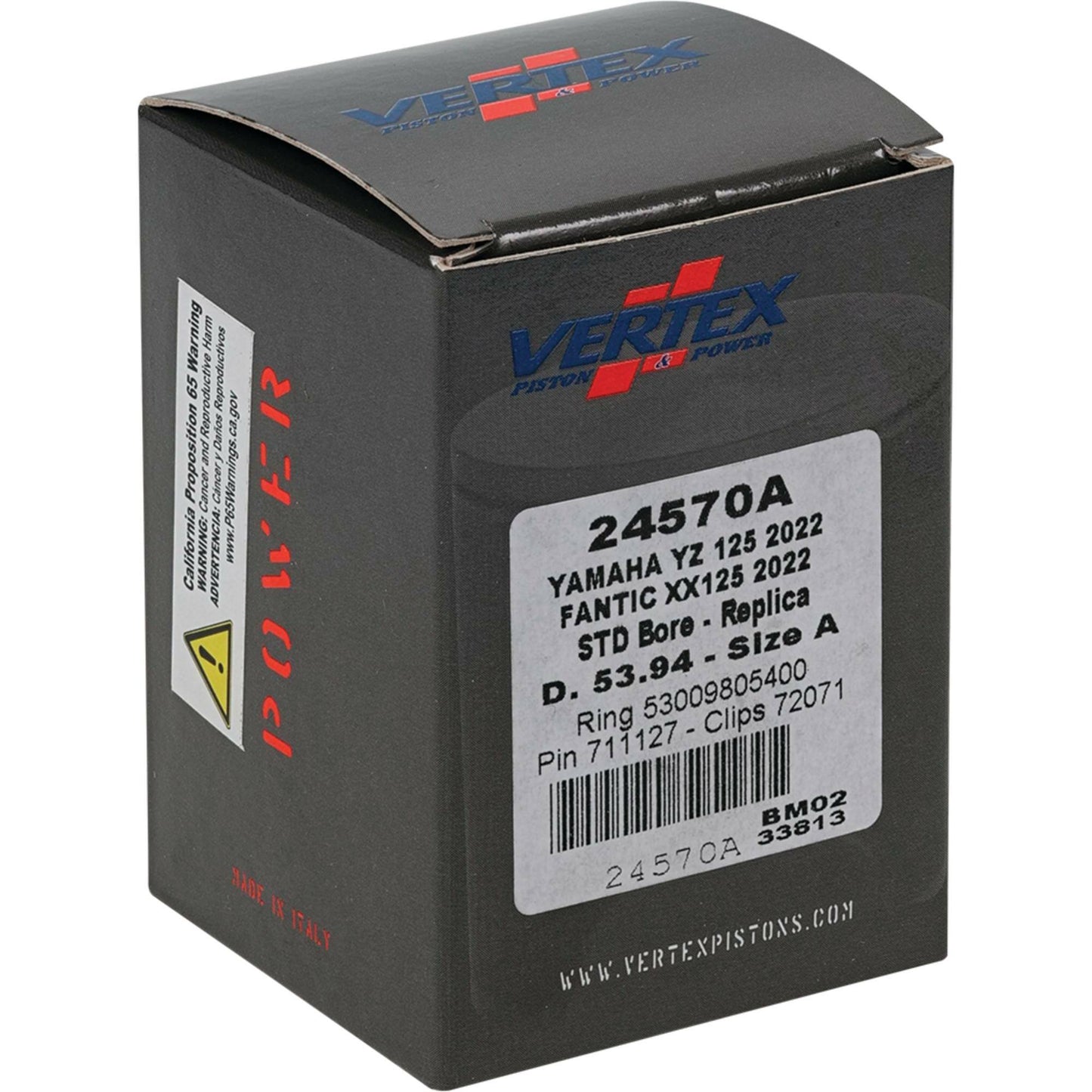 Piston Kit Cast 53.94/Std Yam