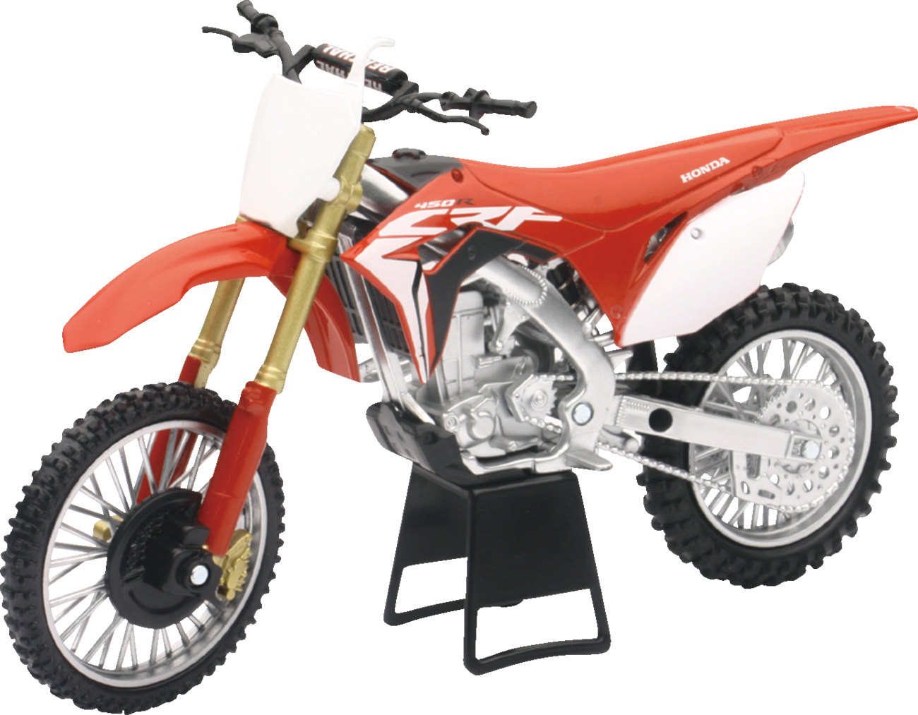 New Ray Toys Honda CRF450R Dirt Bike - 1:12 Scale - Red/White 57873