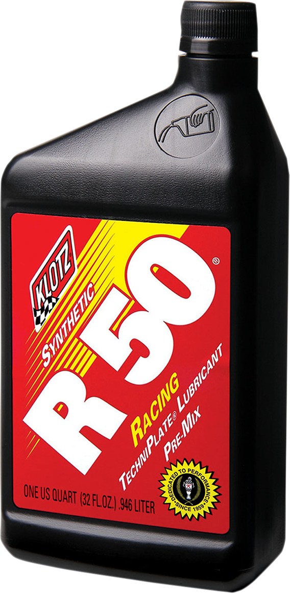 KLOTZ OIL R-50 Racing TechniPlate? Synthetic 2-Stroke Premix Oil - 1 U.S. quart KL104