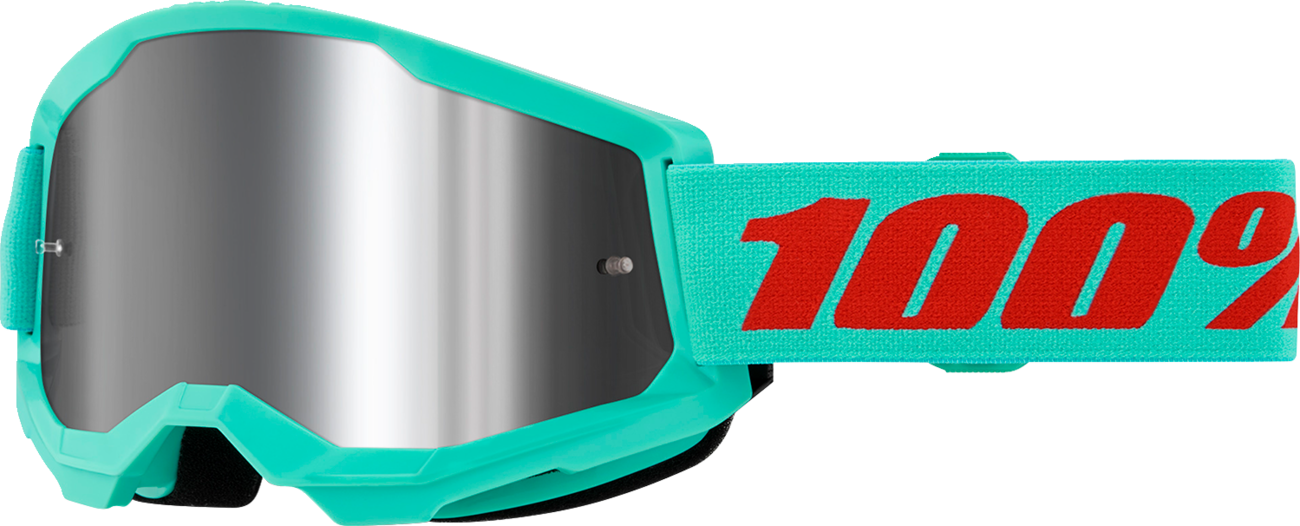 100% Strata 2 Goggle - Maupiti - Silver Mirror Lens 50028-00020