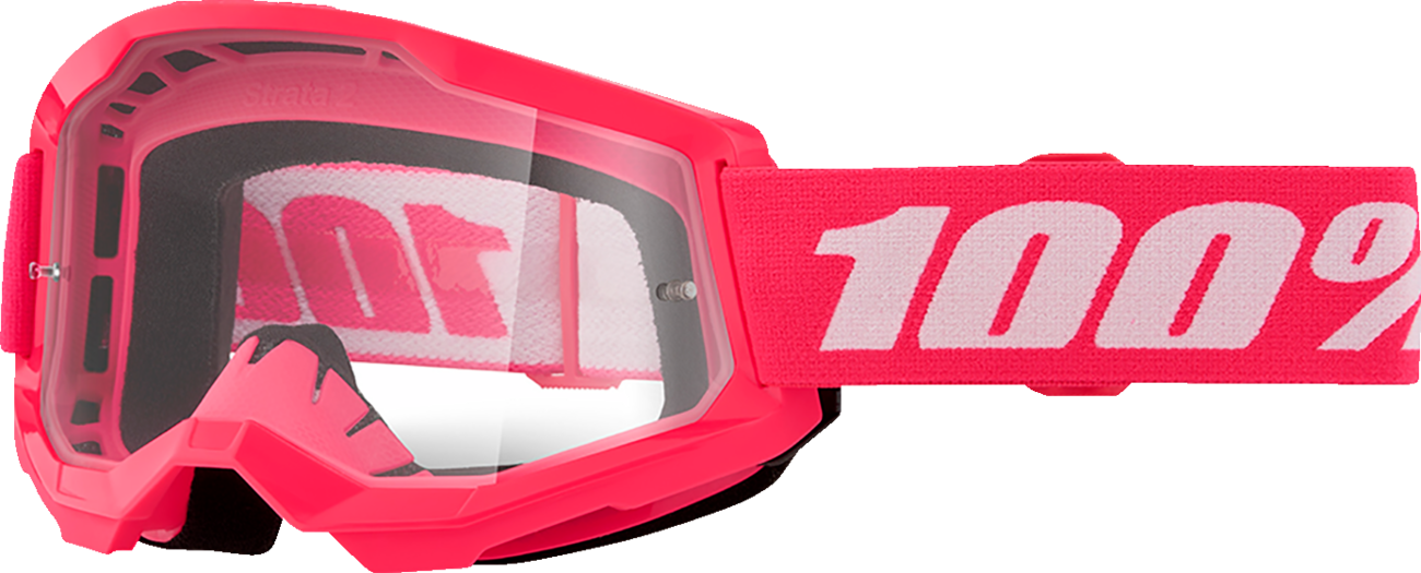 100% Strata 2 Junior Goggle - Pink
