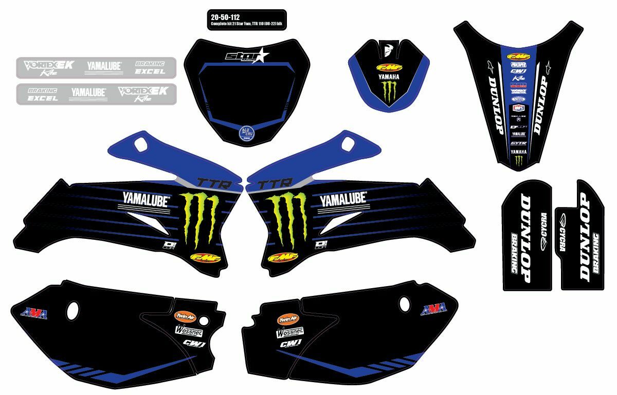 Complete Kit 22 Star Yam White Bg