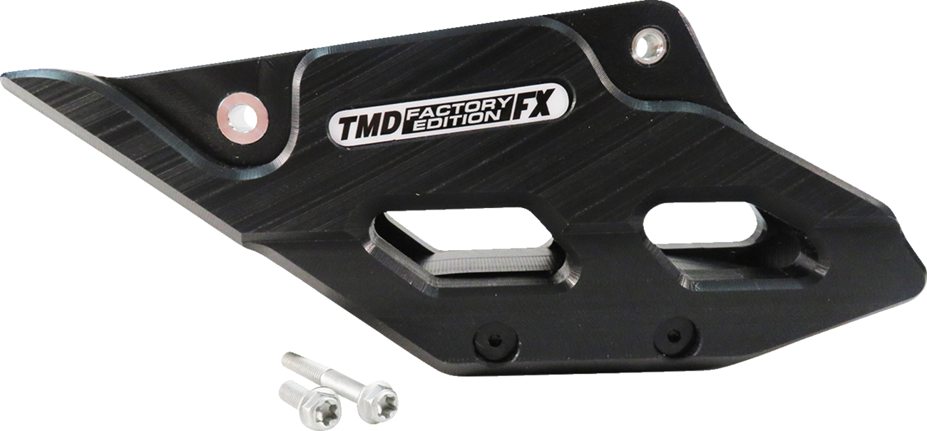 T.M. DESIGNWORKS Factory Edition Chain Guide With Replacement Wear Pad - Black RCG-KT5-BK