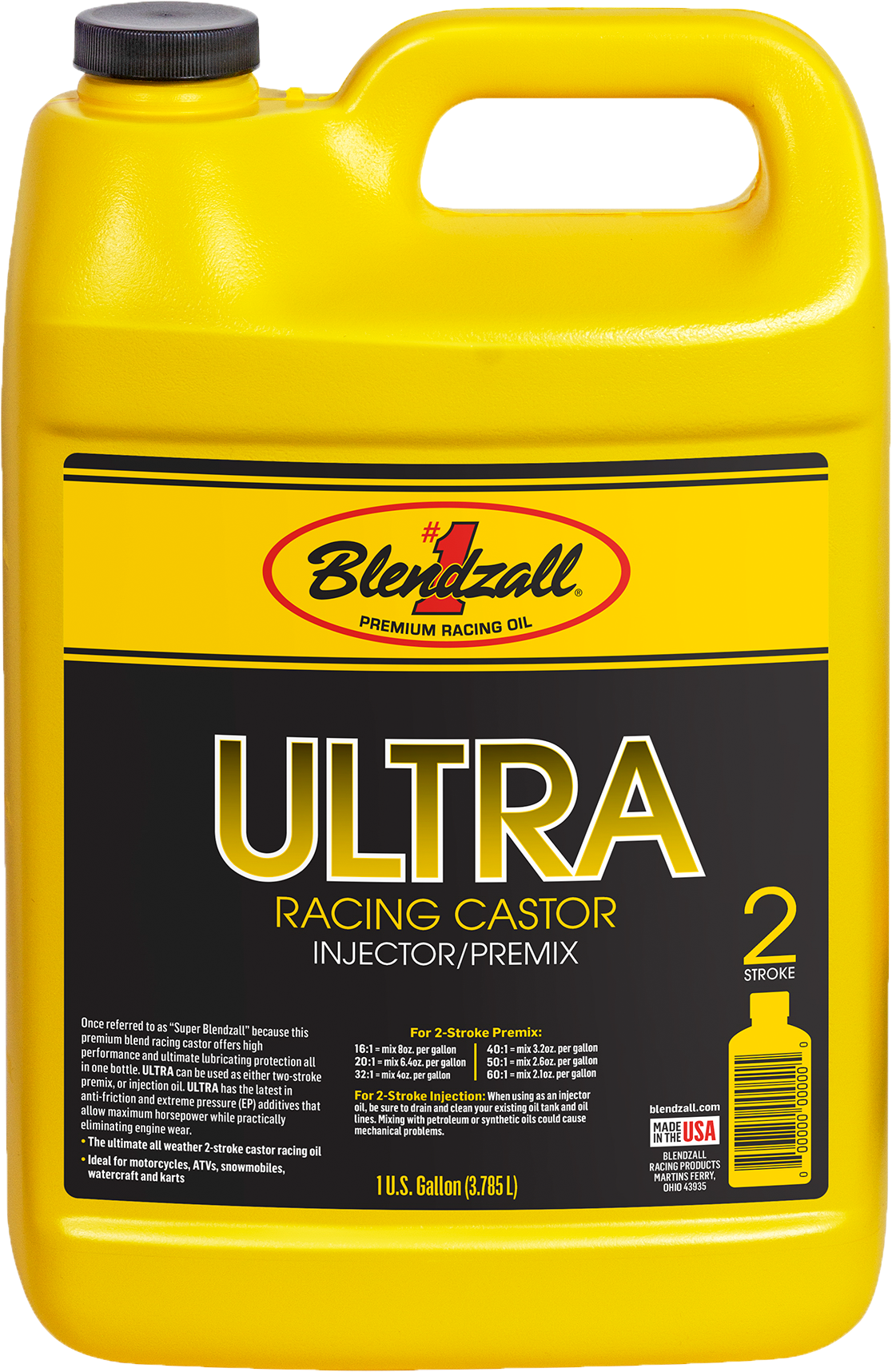 Ultra 2 Cycle Racing Castor 1gal