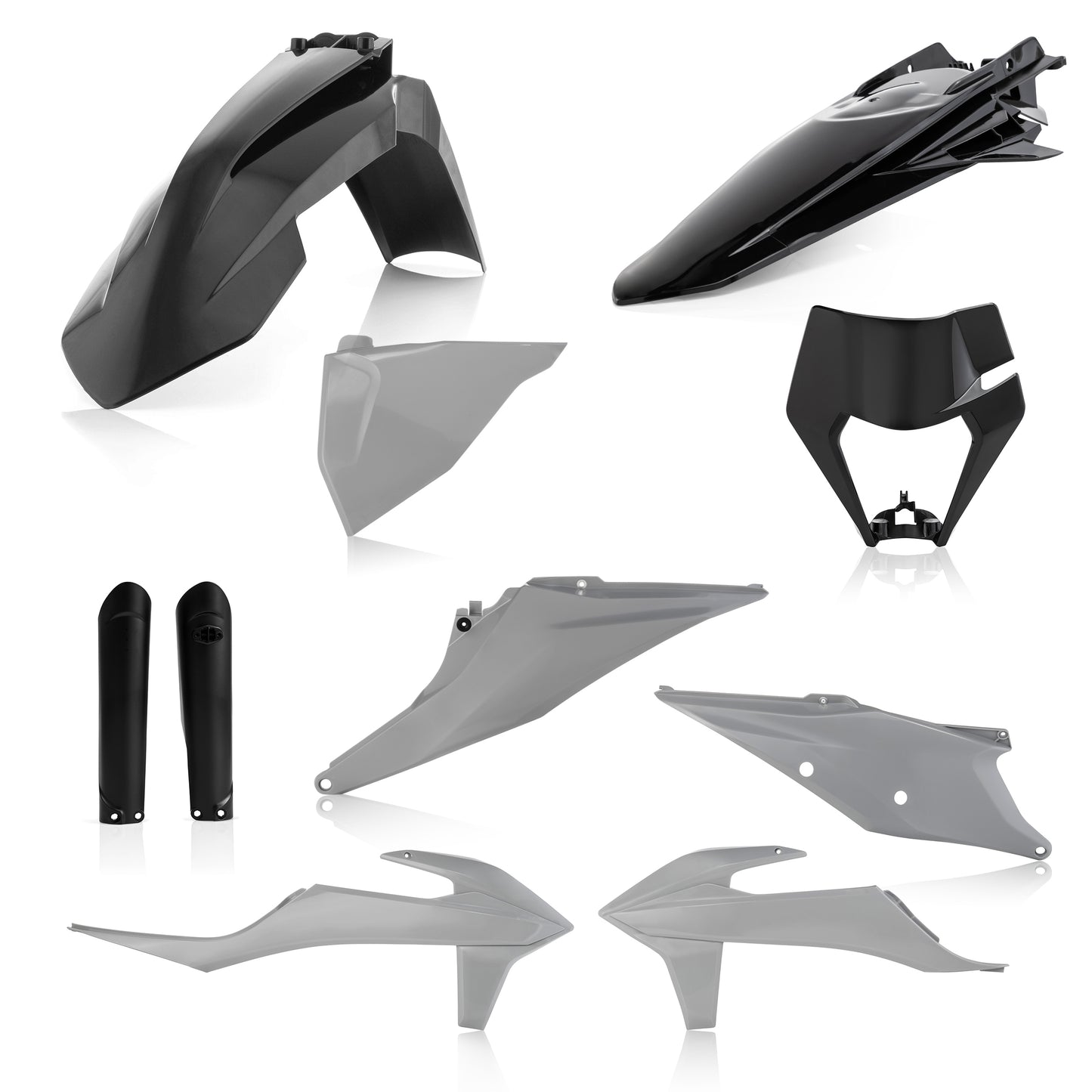 Full Plastic Kit Ktm Grey/Black