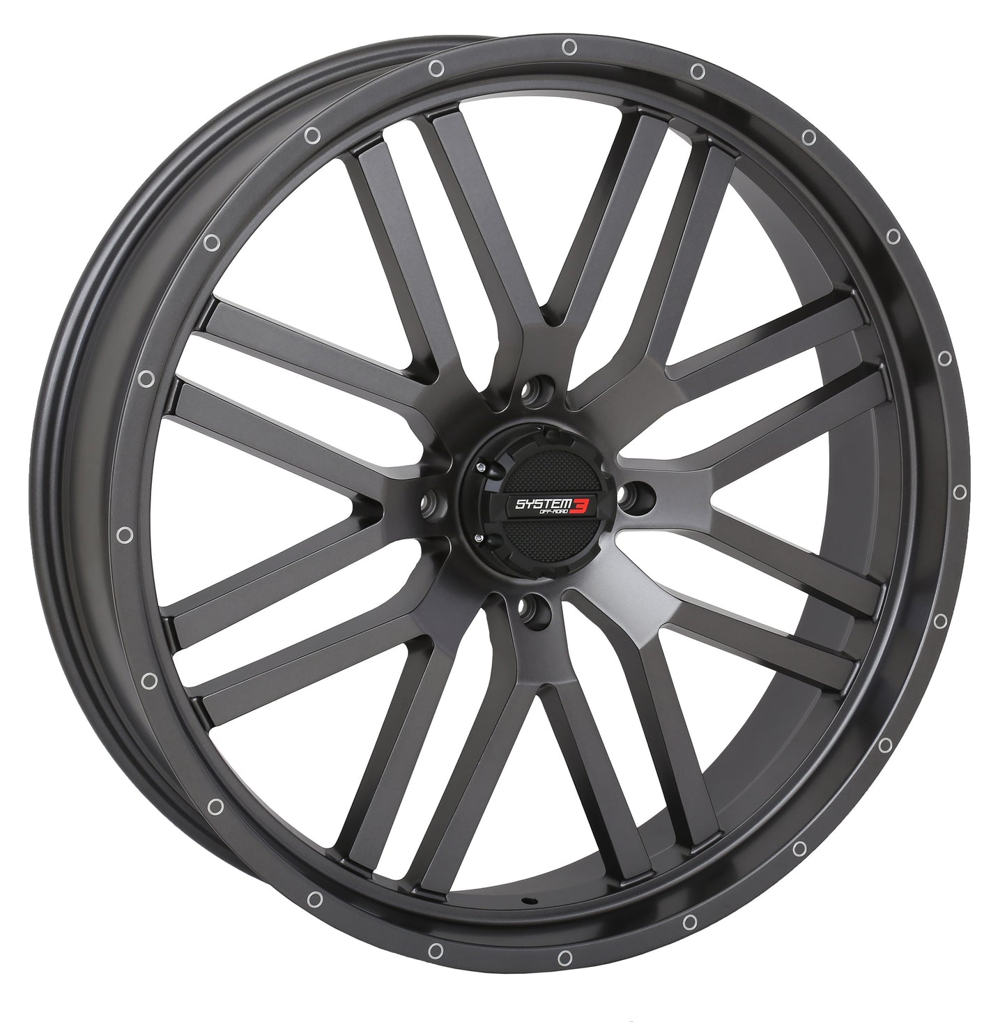St3 Wheel 24x7 4+2.5 (+10mm) 4/156 Matte Gunmetal Grey