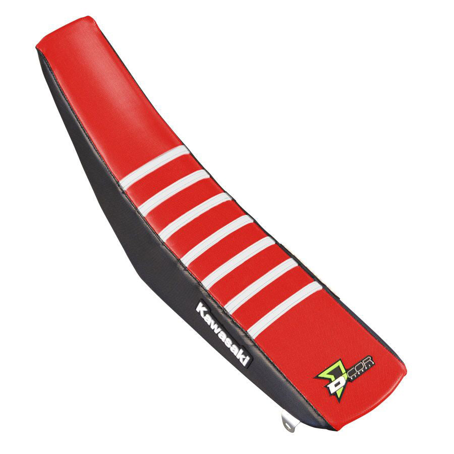 Seat Cover Black/Red W/Ribs