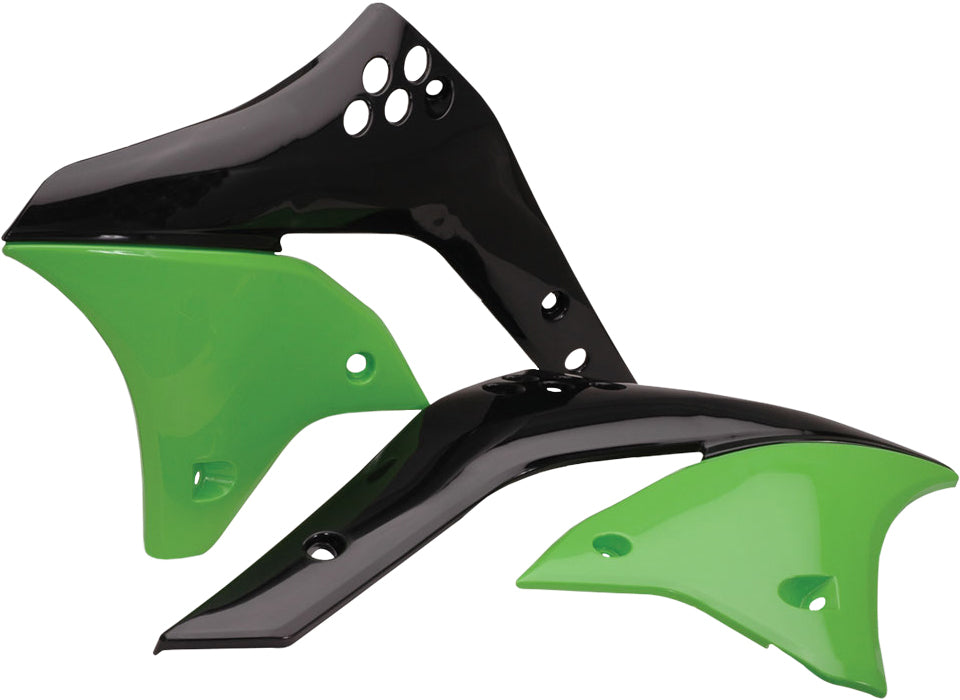 Radiator Shrouds Black/Green