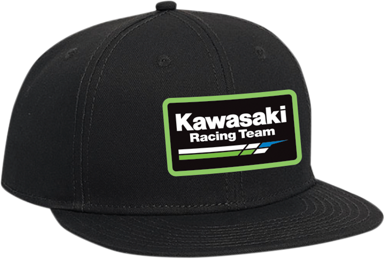 FACTORY EFFEX Youth Kawasaki Racing Snapback Hat Black 19-86112