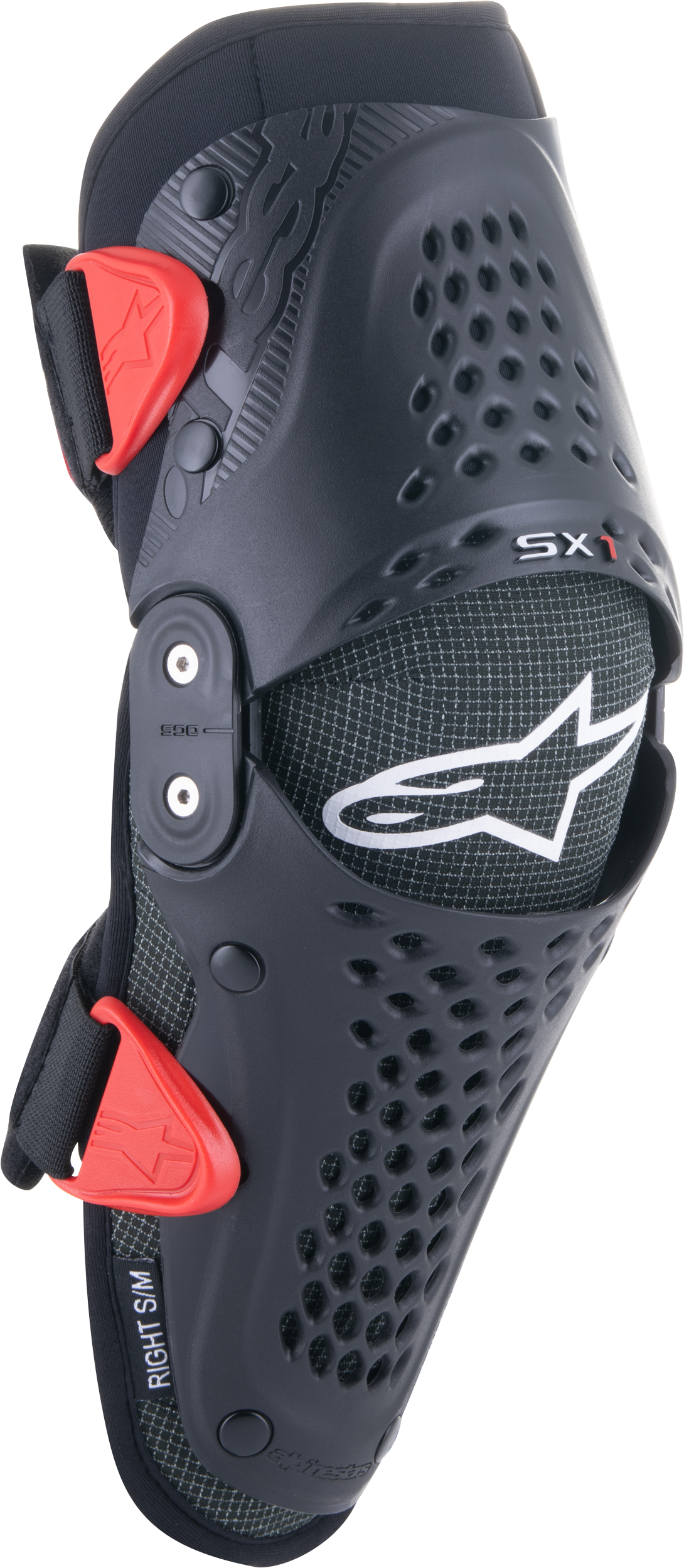 Sx 1 Youth Knee Protector Black/Red Sm/Md