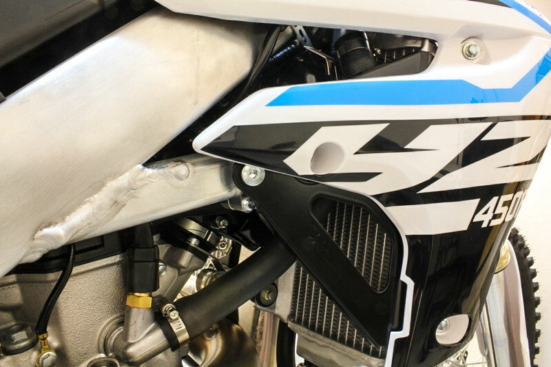 Radiator Braces Yz85 Black