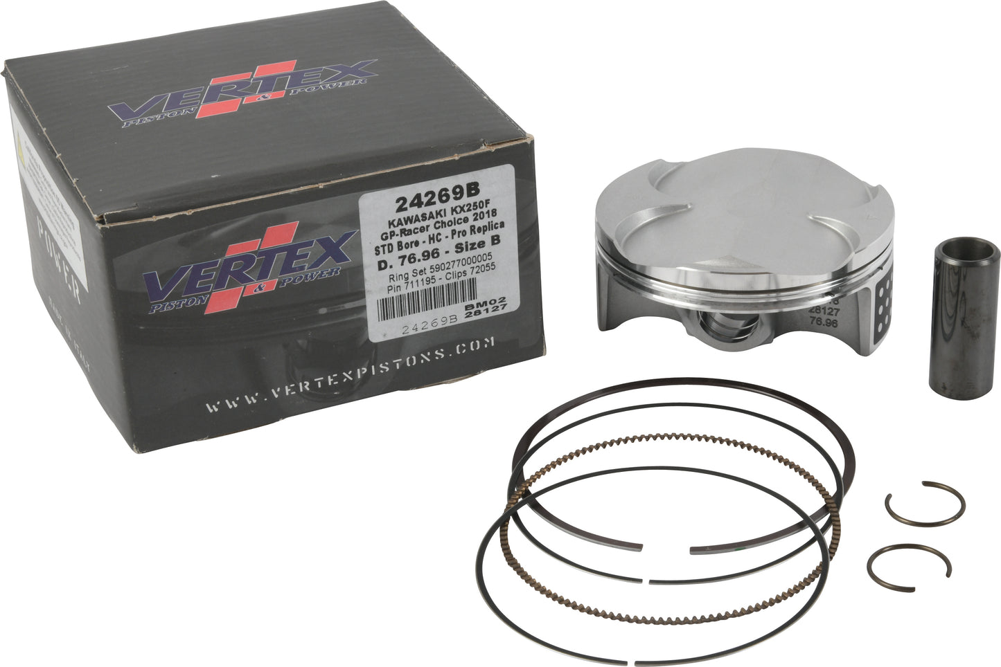 Piston Kit Gp Rc Forged 76.96/Std 13.9:1 Kaw