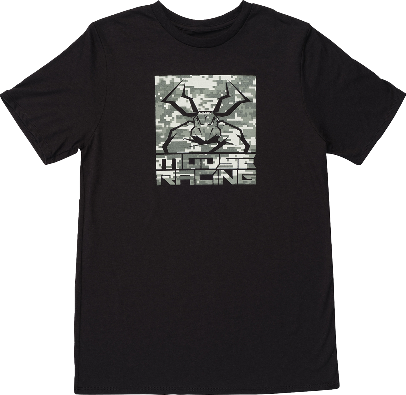 MOOSE OFFROAD Youth Agroid T-Shirt - Camo Black - Large 3032-3819