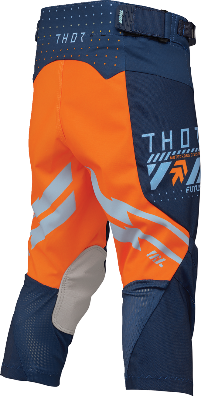 THOR Youth Launchmode Futura Pants - Navy/Orange - US 26 2903-2613