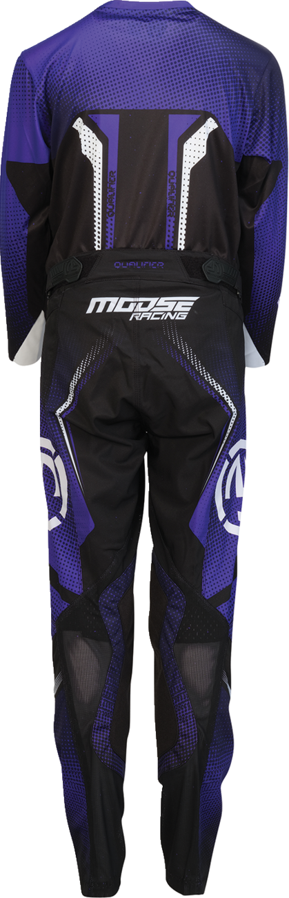 MOOSE OFFROAD Youth Qualifier® Jersey - Purple/Black/White - Large 2912-2635