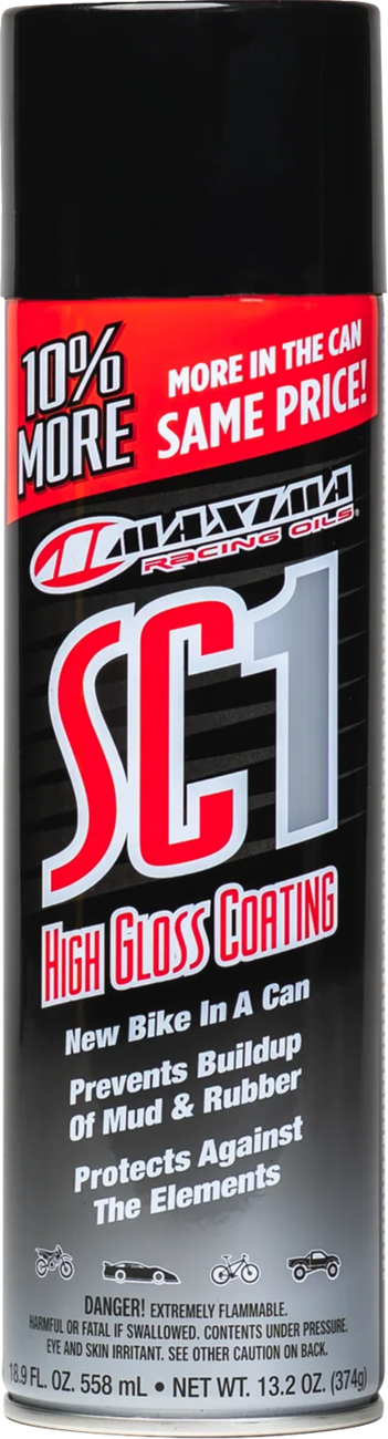 MAXIMA RACING OIL SC1 High Gloss Coating - 13.2 oz. net wt. - Aerosol 78920