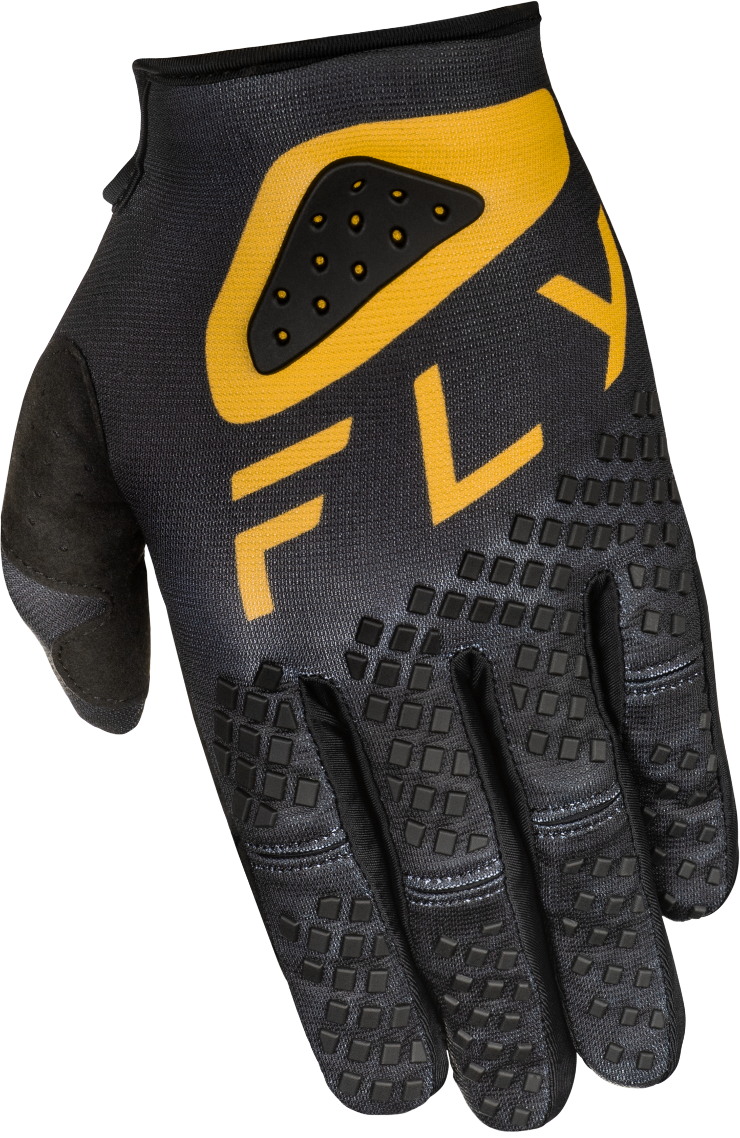Youth Kinetic Center Gloves Black/Gold Yl