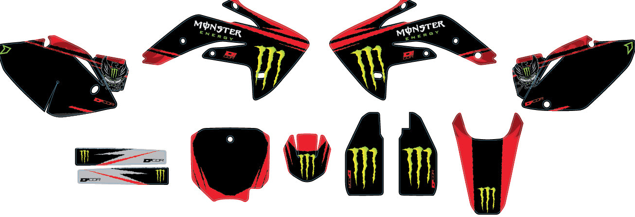 Complete Kit Monster Energy Black