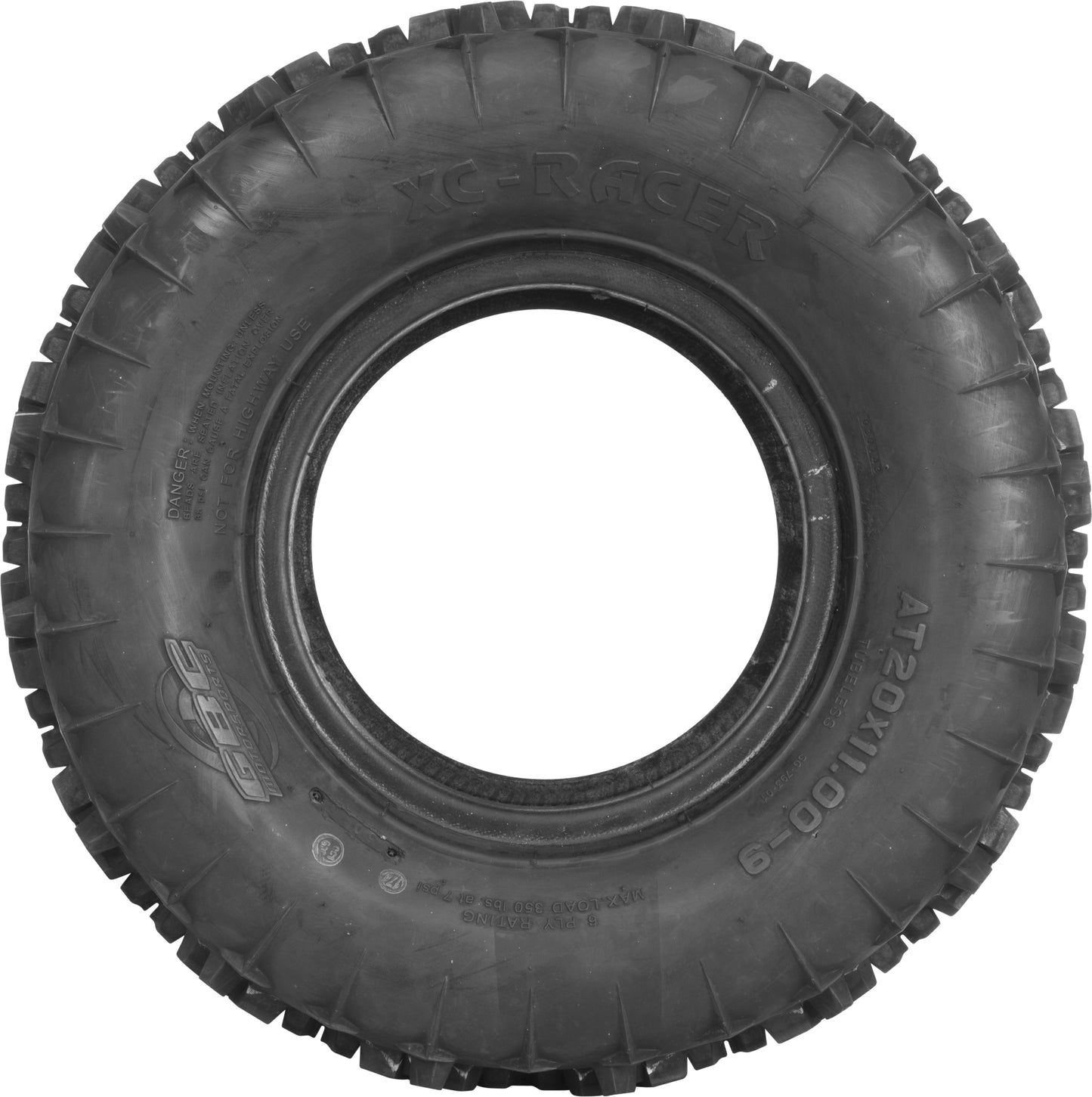 Tire Xc Racer Rear 20x11 9 Bias Lr 350lbs