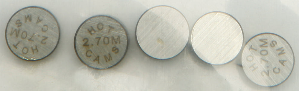 Valve Shims 7.48x2.70mm 5/Pk