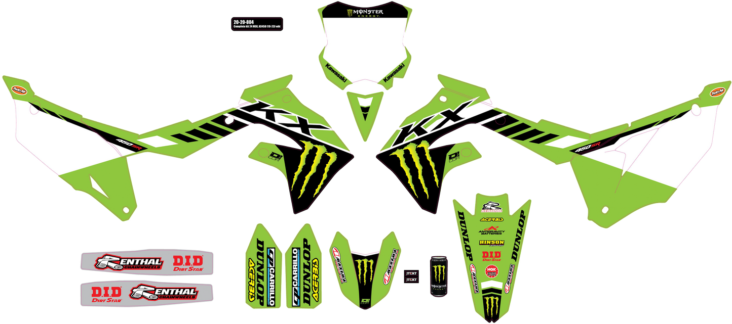 Complete Graphic Kit Kawasaki