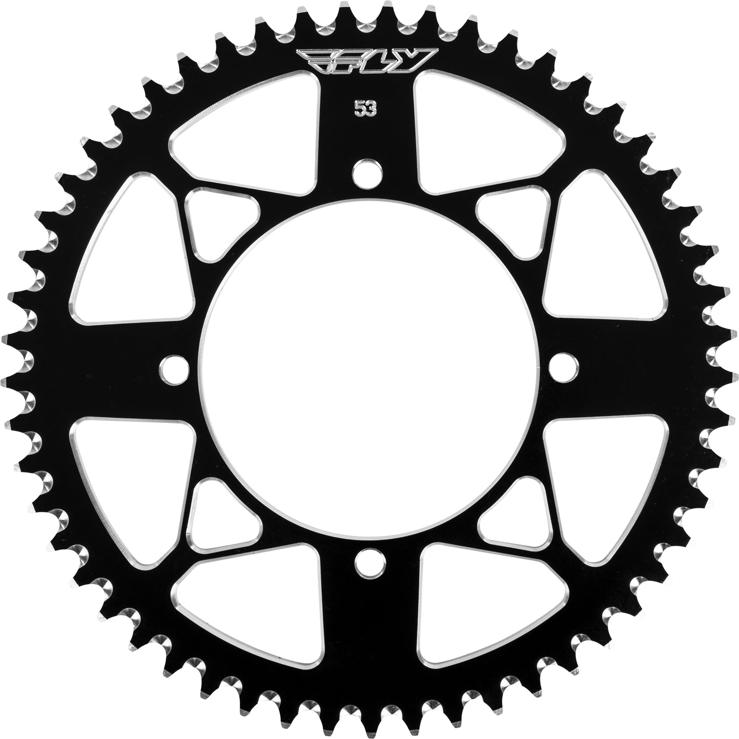 Rear Sprocket Aluminum 53t 420 Blk Kaw/Suz