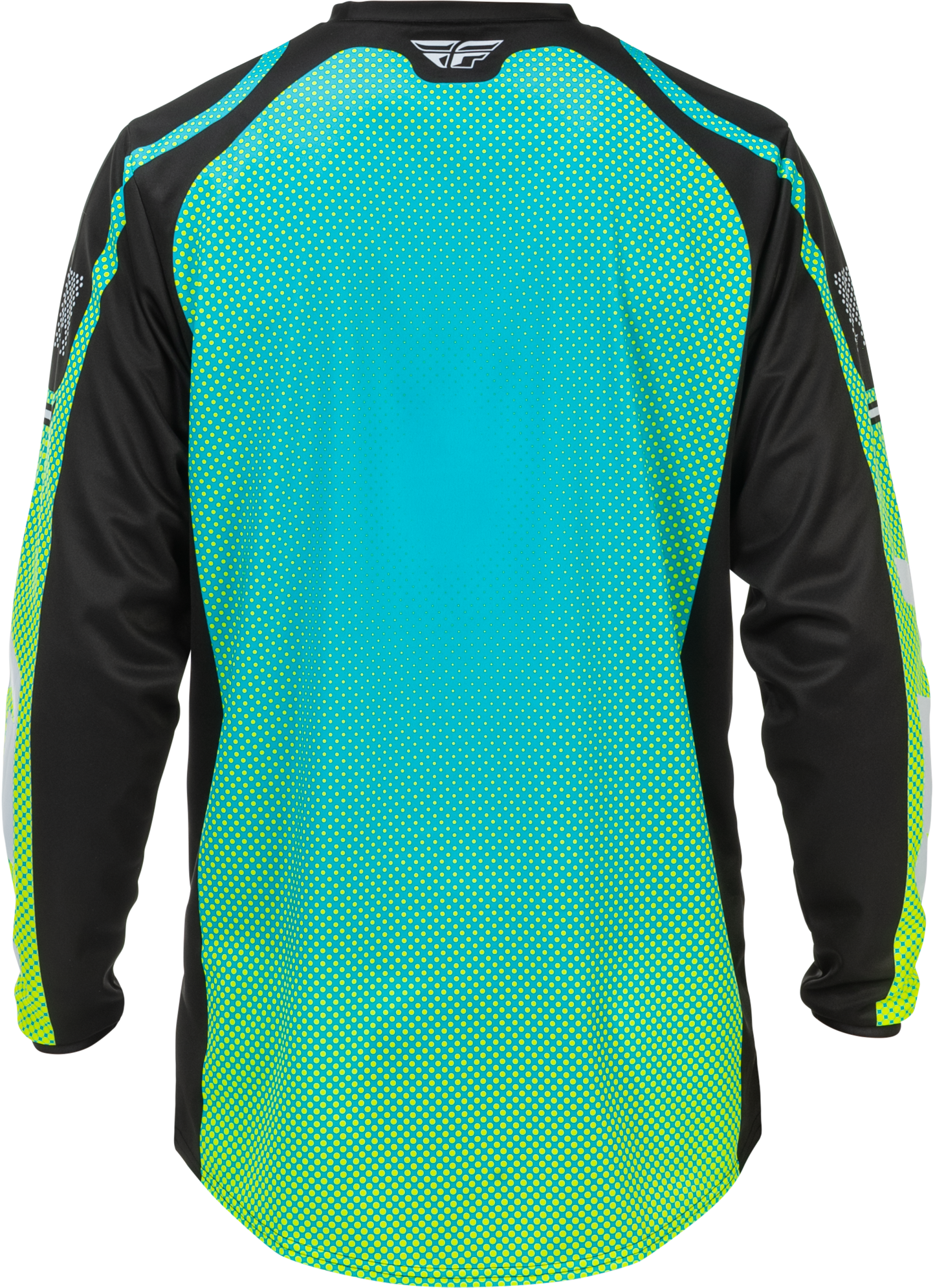 F 16 Jersey Aqua/Black/White Lg