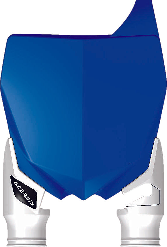 Front Number Plate Blue/White