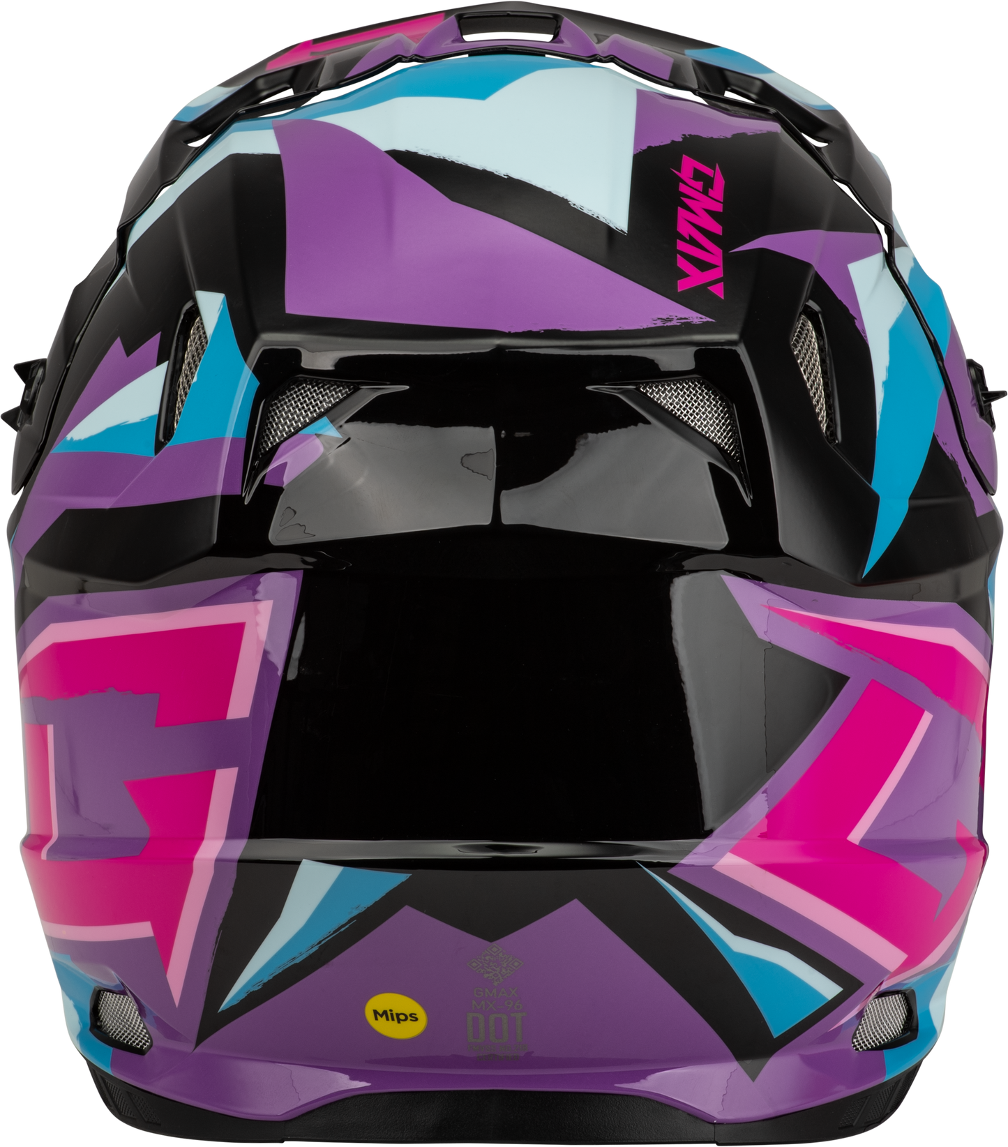 Mx 96s Splinter Helmet Black/Purple/Blue Md