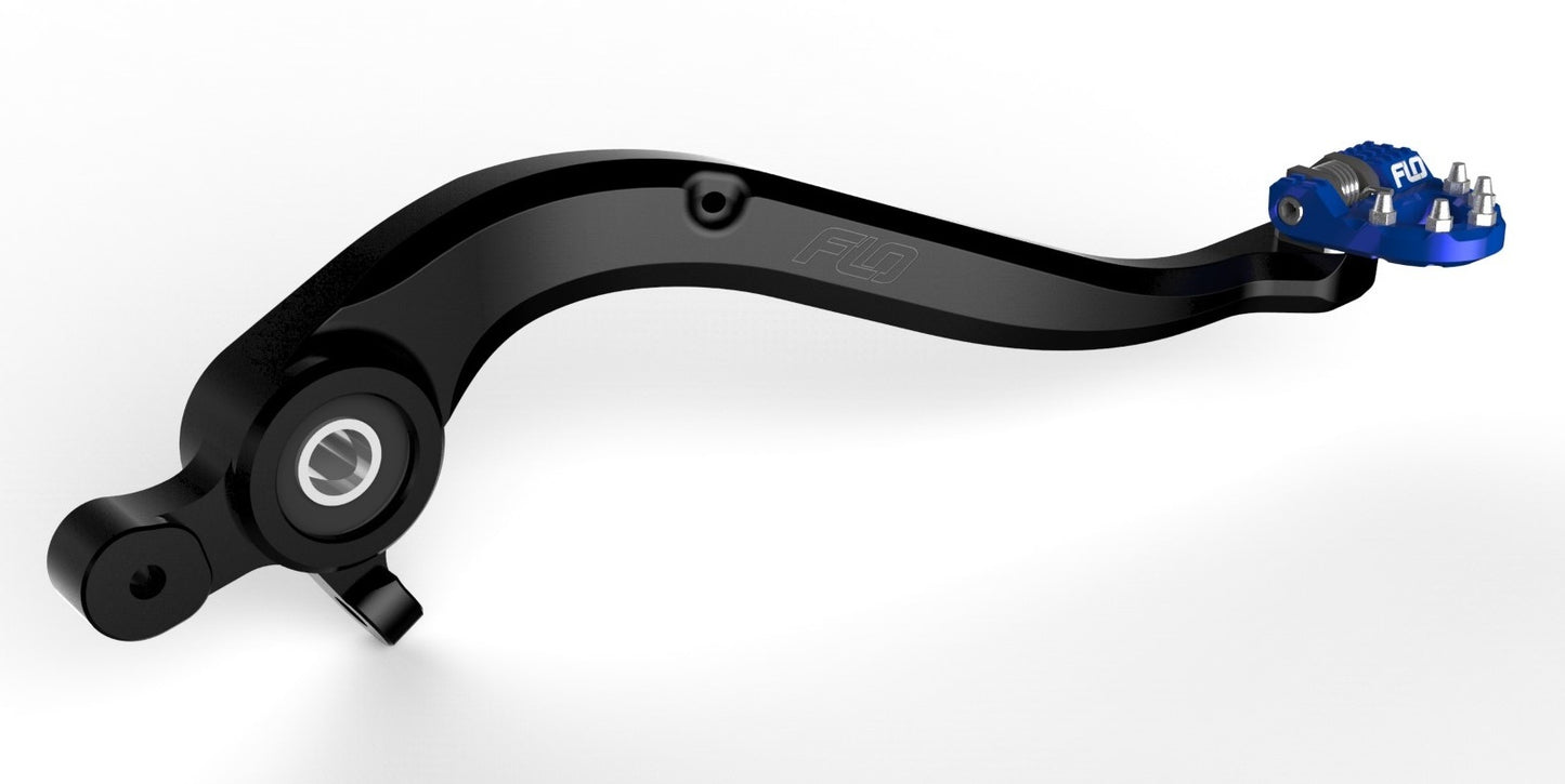 Folding Tip Brake Pedals Blue