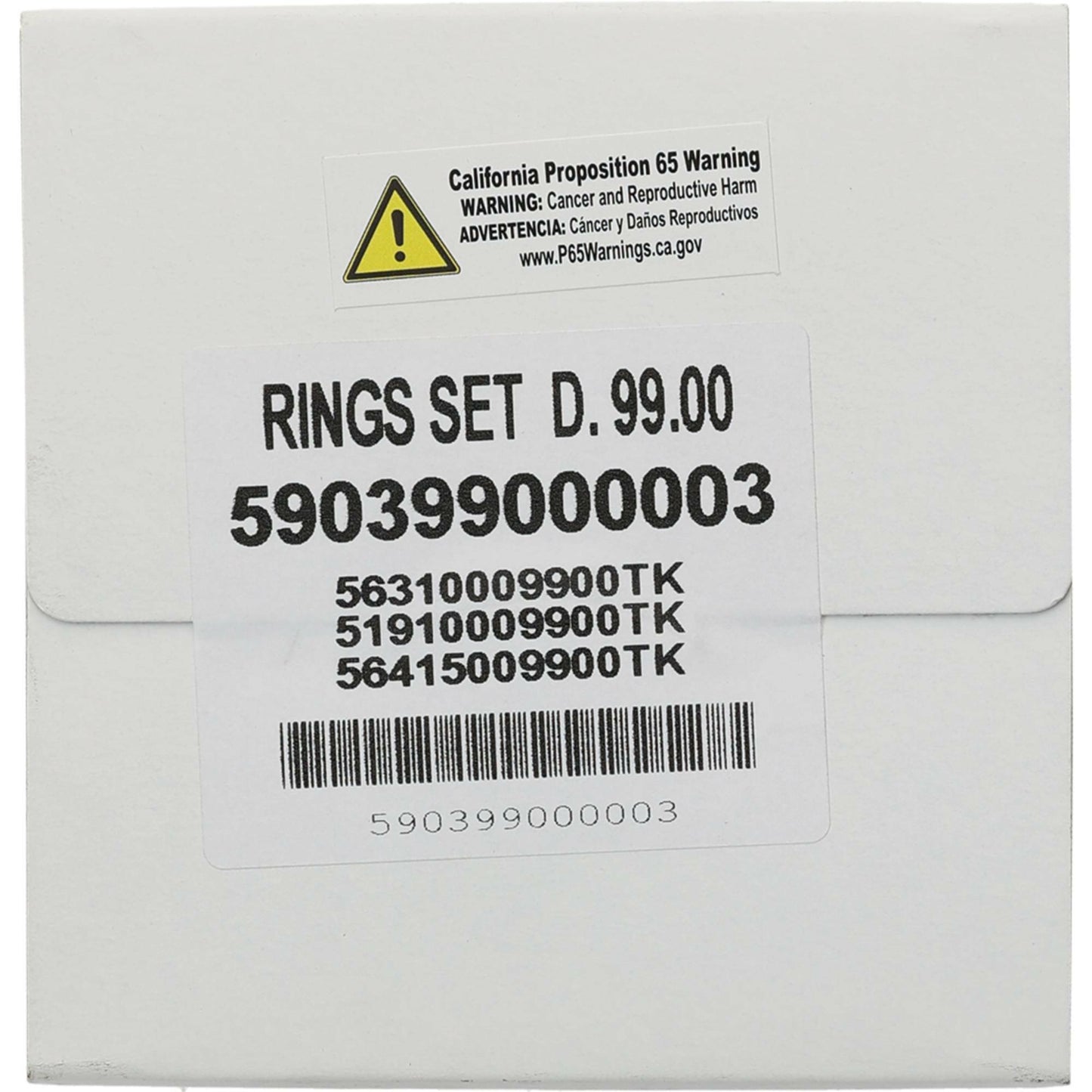 Piston Rings 98.95mm Yam For Vertex Pistons Only