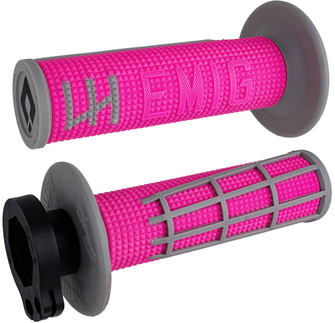 Emig 2.0 V2 Lock On Grip Pink/Grey